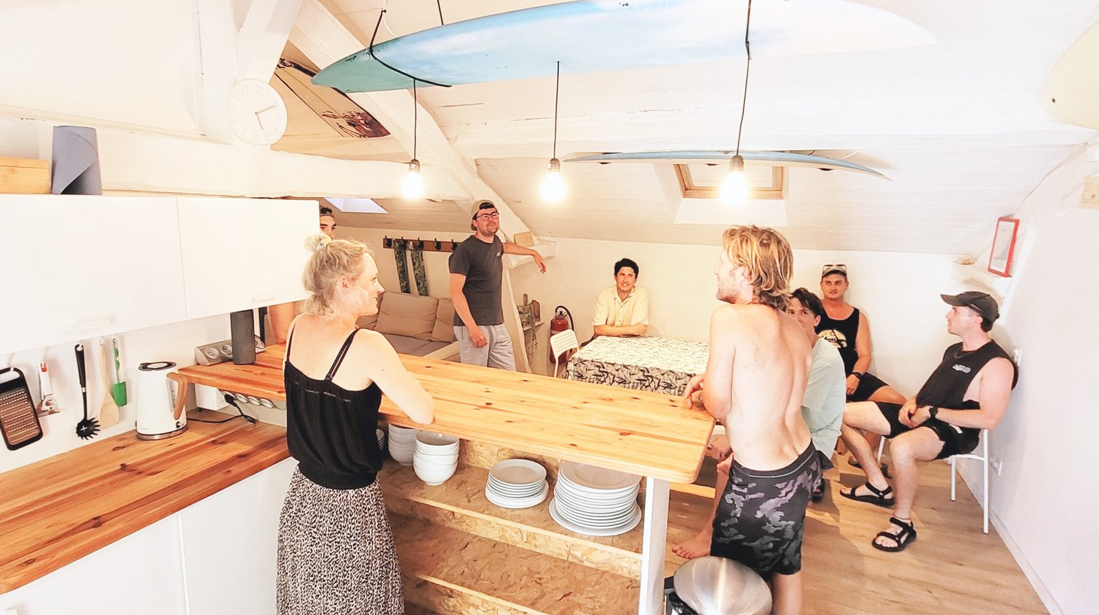 Guests in The Kitchen Hostel Extension