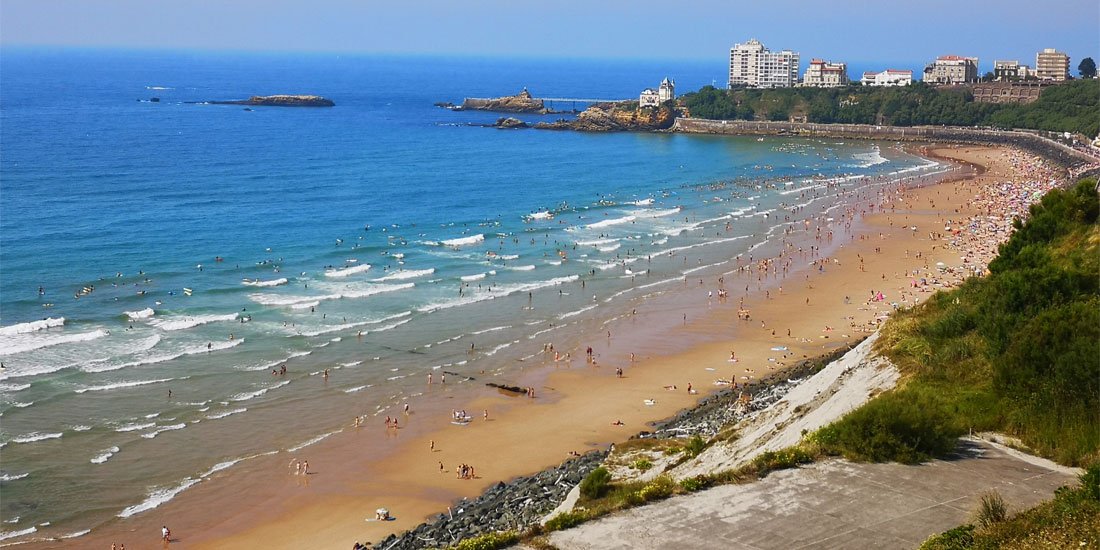 côte des basques beach Biarritz